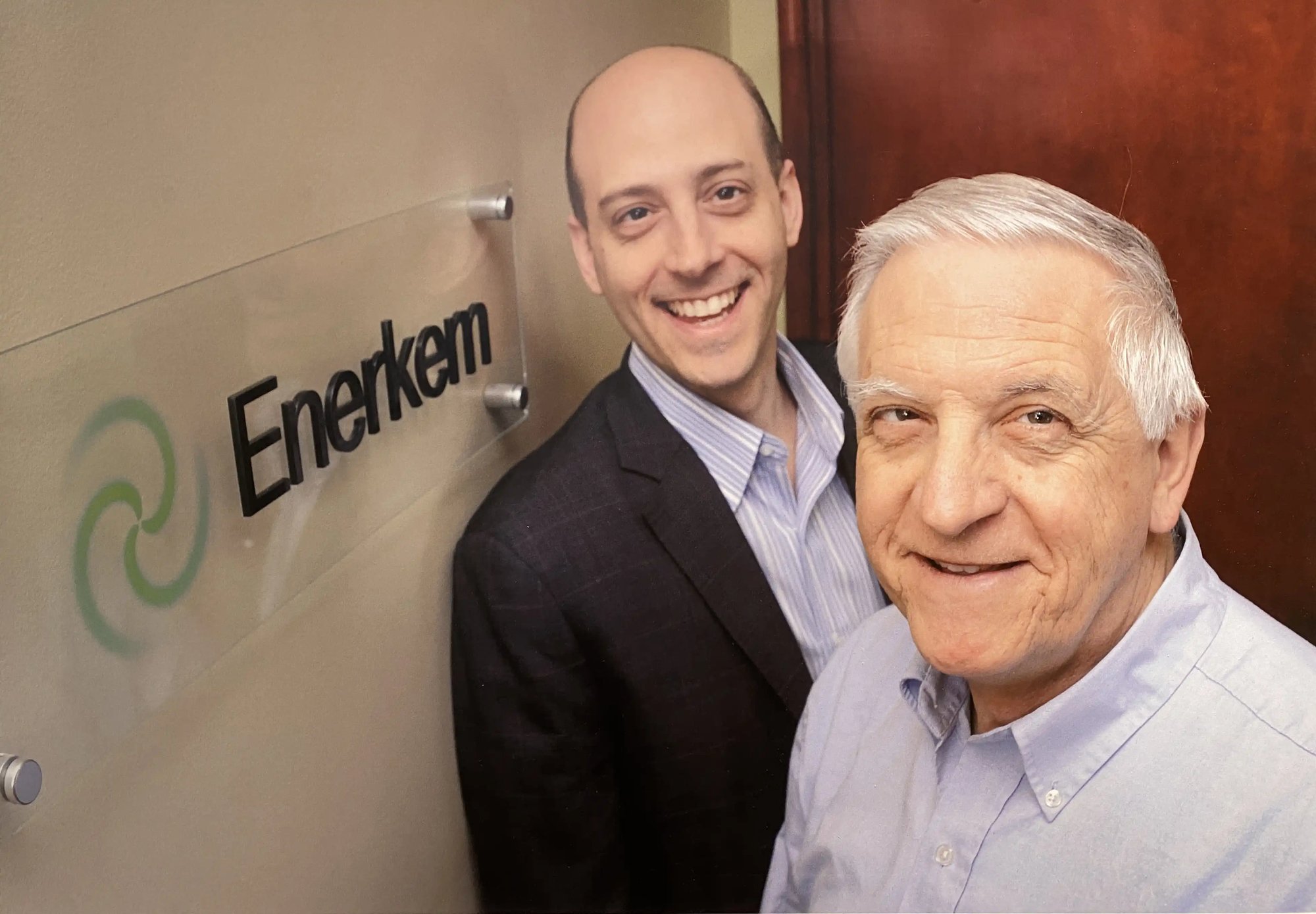Portrait of the two founders of Enerkem