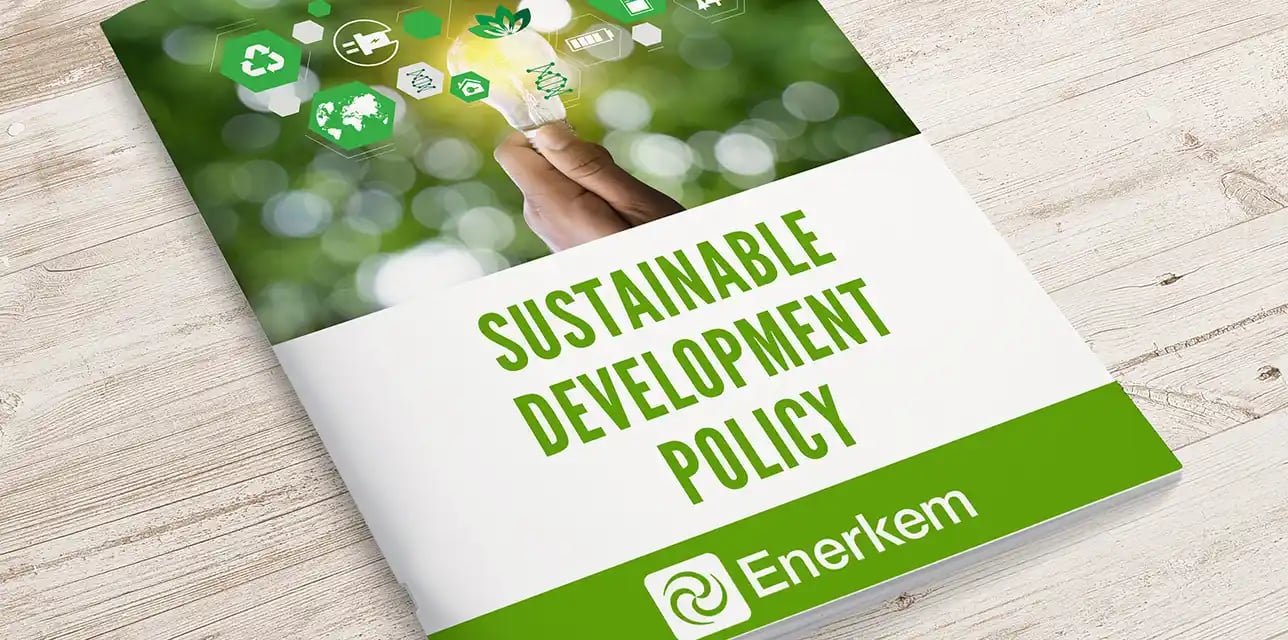 rapport Sustainable development policy